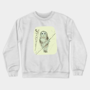 Owl drawing Crewneck Sweatshirt